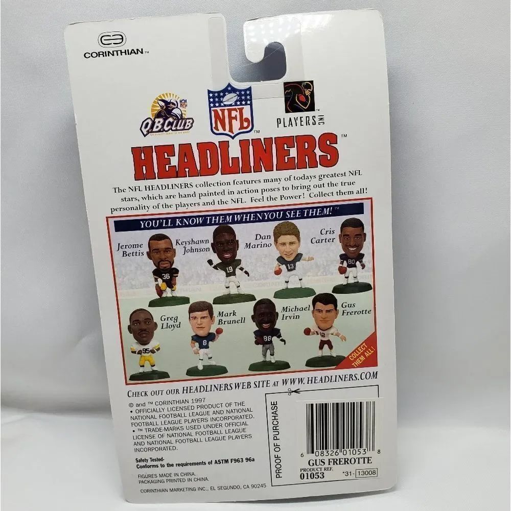 NIB Gus Frerotte Headliners - Picture 2 of 2